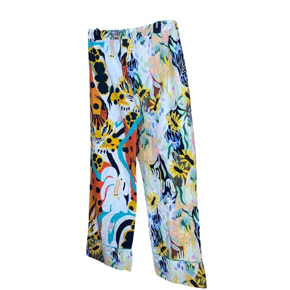Marcos Navarro Womens Anthropologie Tigress Flannel Sleep Pants Size M Lounge - Picture 6 of 8